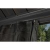 Sojag Skylight Black Spun Polyester Curtains 10 ft. x 12 ft. 135-9168846